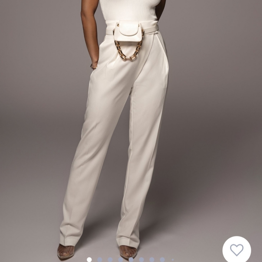 Nwt jluxlabel alaia pants trousers ivory M